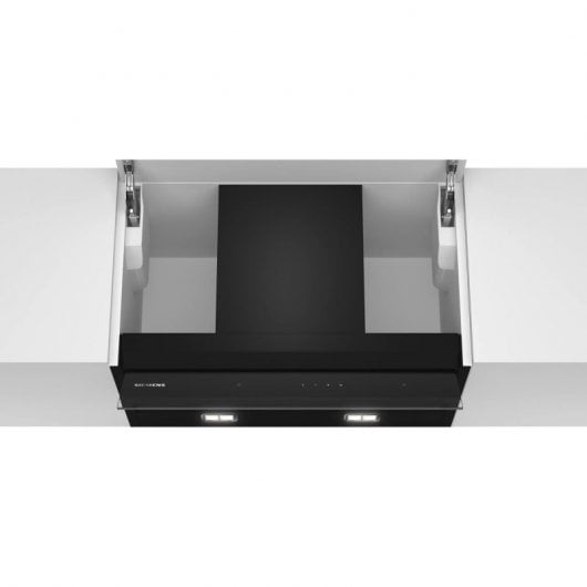 Siemens iQ500 LJ67BAM60 Exaustor Decorativo Encastrável 60 B Vidro Preto