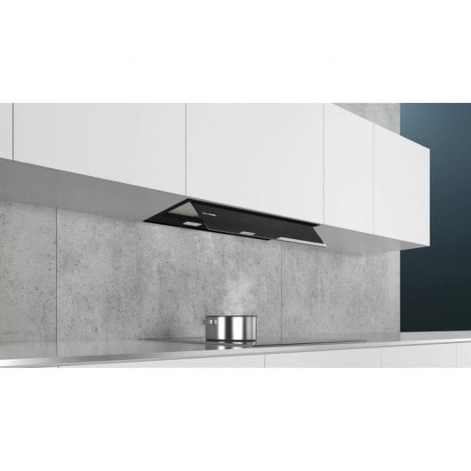 Siemens iQ500 LJ67BAM60 Exaustor Decorativo Encastrável 60 B Vidro Preto