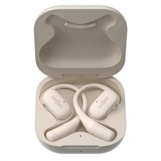 Shokz Openfit Cuffie auricolari aperte wireless IP54 con microfono Beige