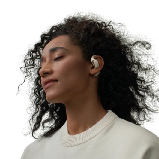 Shokz Openfit Écouteurs Ouverts Sans Fil IP54 avec Microphone Beige