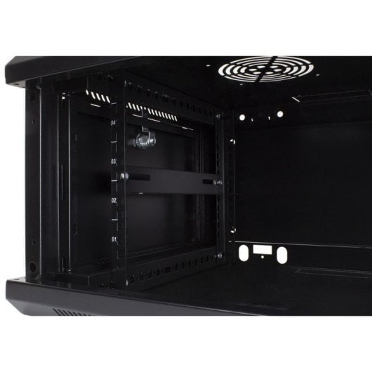 Lapara LA-00020103 Armário Rack Mural 9U 600x450mm Preto