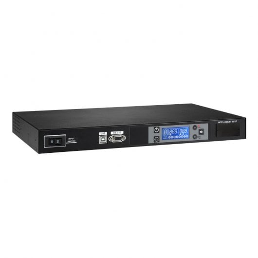 Multipresa PDU rack 1U Lapara da 19" con monitoraggio 8x IEC C13 Nero