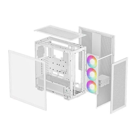 DeepCool MORPHEUS Semitorre ATX Vidro Temperado USB-C Branca