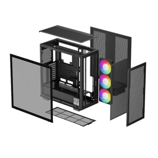 DeepCool MORPHEUS Semitorre ATX Vidro Temperado USB-C Preta