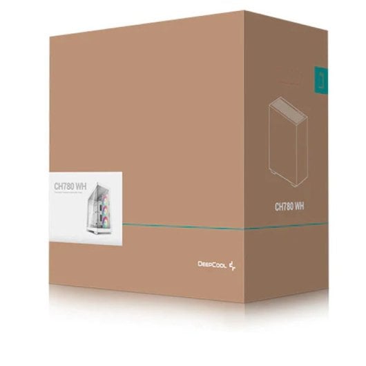 DeepCool CH780 ARGB Moyenne Tour ATX Verre Trempé USB-C Blanc