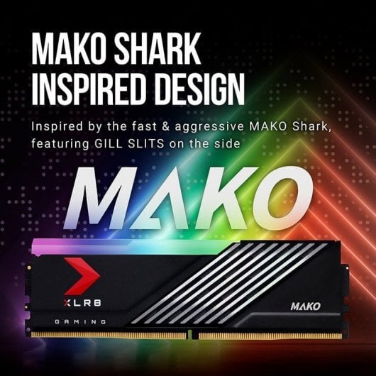 PNY XLR8 Gaming MAKO EPIC-X RGB DDR5 6400MHz 32GB 2x16GB CL40