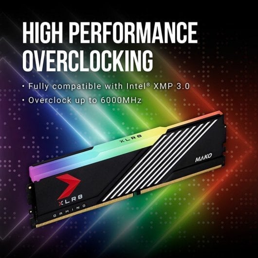 PNY XLR8 Gaming MAKO EPIC-X RGB DDR5 6400MHz 32GB 2x16GB CL40