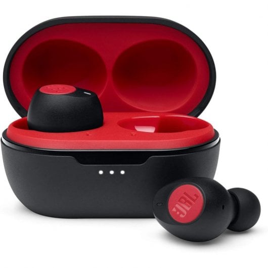 JBL C115TWS/RD Kabelloser Sportkopfhörer mit Mikrofon, Rot