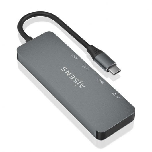 AISENS A109-0694 hub & concentrateur USB 3.2 Gen 2 (3.1 Gen 2) Type-C 10000 Mbit/s Gris