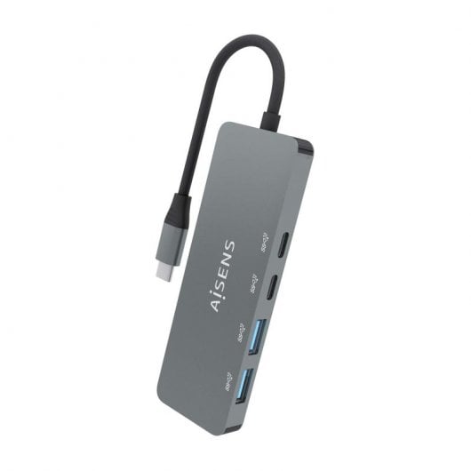 AISENS A109-0694 hub & concentrateur USB 3.2 Gen 2 (3.1 Gen 2) Type-C 10000 Mbit/s Gris