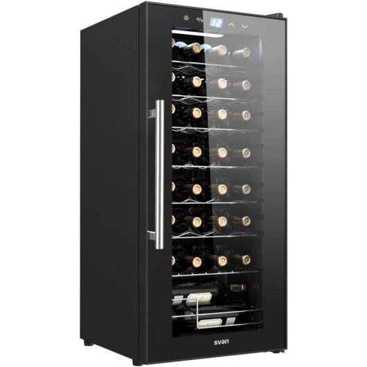 Cave à vin cyclique à compartiment unique Svan SVN3200S 32 bouteilles
