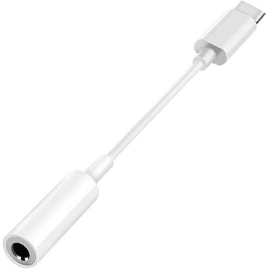 Adattatore Nubbeh Soul da USB-C a jack da 3,5 mm bianco