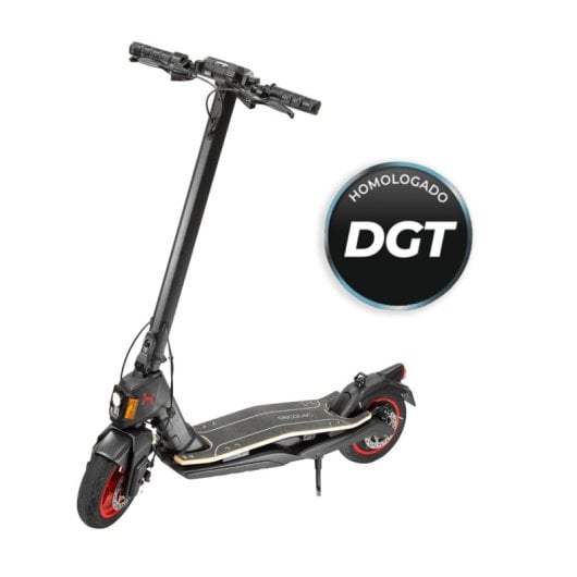 Patinete elétrico Cecotec Bongo Serie S+ Max Unlimited X 350W Autonomia 40km Roda Tubeless 10" Travão disco LED Preto