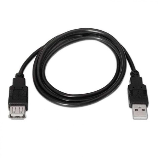 USB-Kabel OcioDual A101-0017 3 m USB 2.0 Typ A Stecker-Buchse Schwarz