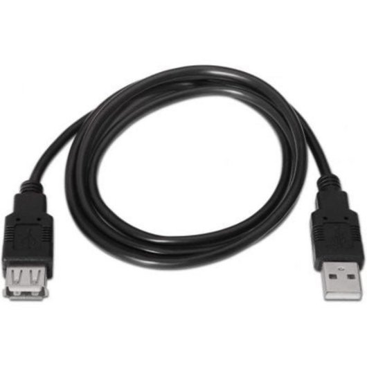 USB-Kabel OcioDual A101-0017 3 m USB 2.0 Typ A Stecker-Buchse Schwarz