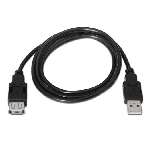 USB-Kabel OcioDual A101-0017 3 m USB 2.0 Typ A Stecker-Buchse Schwarz