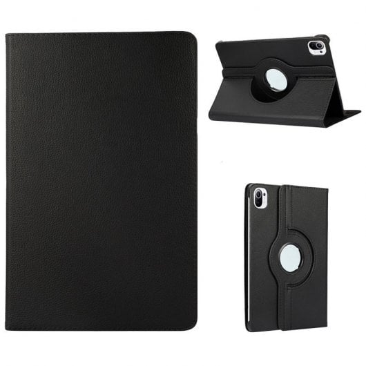 Cool Funda Polipiel Liso Negra para Xiaomi Pad 6