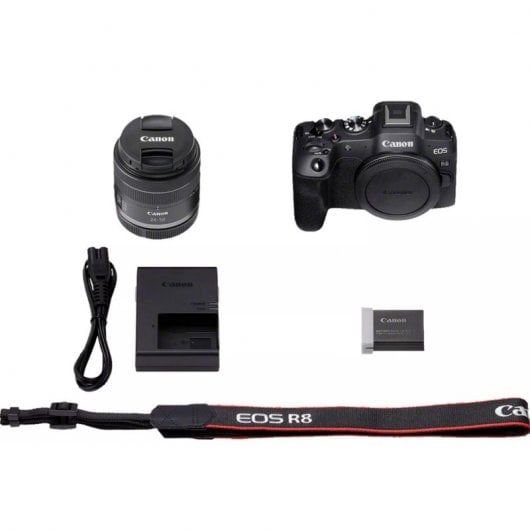 Canon EOS R8 full frame 24,2 MP WiFi + RF 24-50 mm F4.5-6.3 IS STM