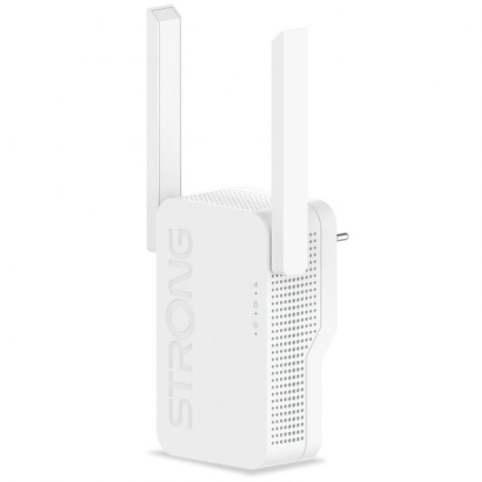 Répéteur WiFi 6 Antennes - Amplificateur De Signal Jusqu'à 300 Mbps, 2 Ports LAN, Couverture étendue
