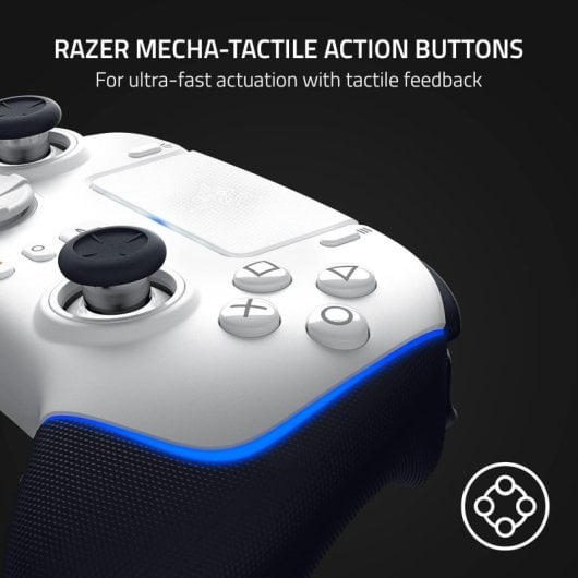 Razer Wolverine V2 Pro Bianco Gamepad Analogico/Digitale PC, PlayStation 5