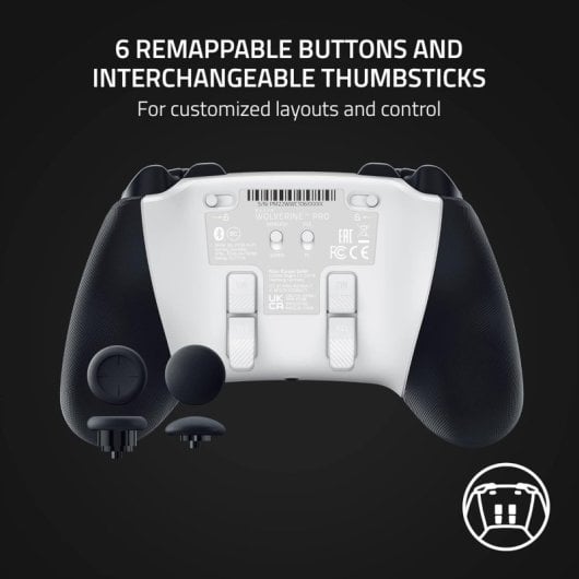 Razer Wolverine V2 Pro Gamepad Inalámbrico Blanco para PC/PS5