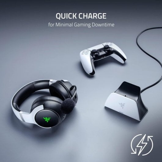 Razer Base de Carga Rápida para Mando Inalámbrico DualSense de PS5 Negra
