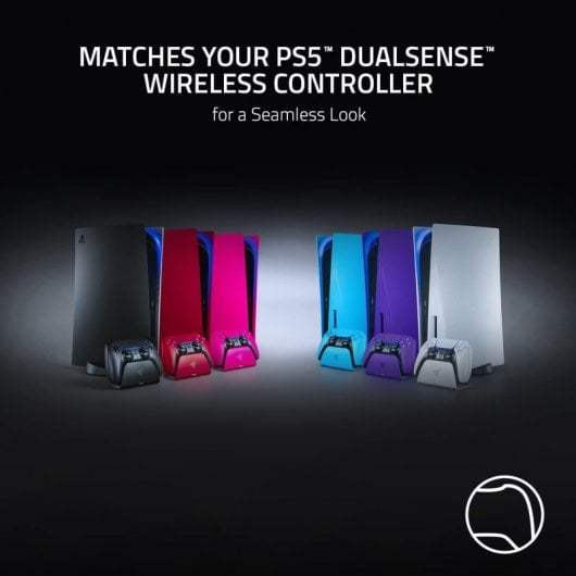 Razer Base de Carga Rápida para Mando Inalámbrico DualSense de PS5 Negra