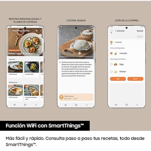 Samsung NV7B41301AS/U3 Forno Pirolítico 76L A+ Aço Inoxidável