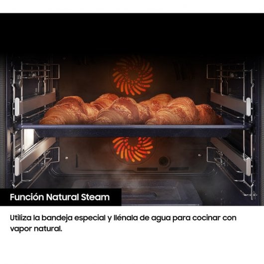 Samsung NV7B4450VAS/U3 four 76 L 1200 W A+ Acier inoxydable