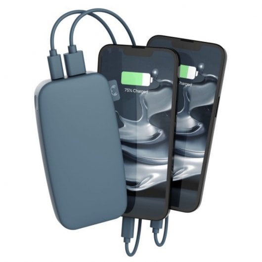 Fresh'n Rebel Powerbank 12000 mAh USB-C Carga Ultra Rápida 20W PD Dive Blue