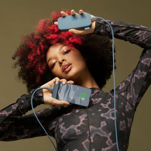 Fresh'n Rebel Powerbank 12000 mAh USB-C Carga Ultra Rápida 20W PD Dive Blue