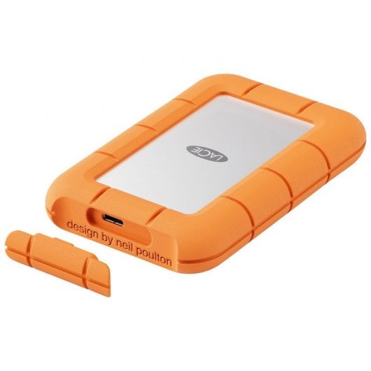 LaCie STMF2000400 Externes Solid State Drive 2 TB Grau, Orange