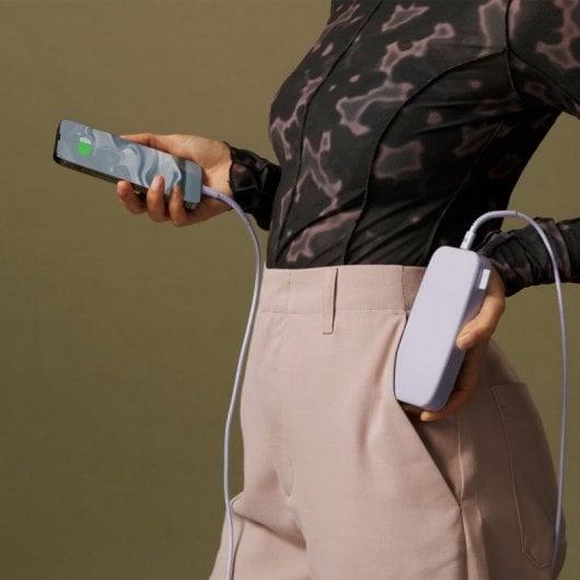 Fresh'n Rebel Powerbank 18000 mAh USB-C Carga Ultra Rápida 20W PD Dreamy Lilac