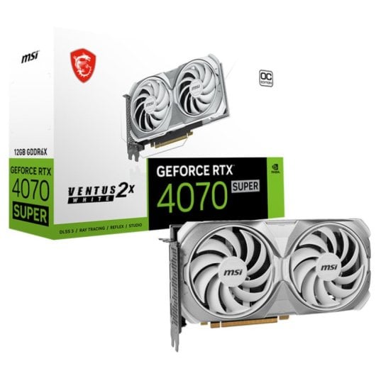 MSI GeForce RTX 4070 SUPER VENTUS 2X BIANCO OC 12GB GDDR6X DLSS3