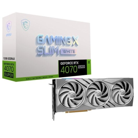 MSI GAMING X SLIM BIANCO GeForce RTX 4070 SUPER 12GB GDDR6X DLSS3