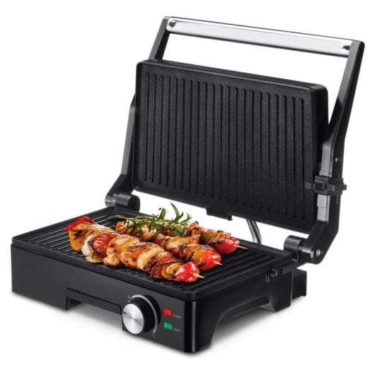 Grill Ufesa Teide plaques antiadhésives 1600W ouverture 180° 27x17cm