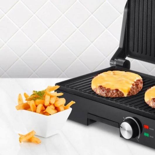 Ufesa Teide Grill con Placas Antiadherentes 27x17cm 1600W