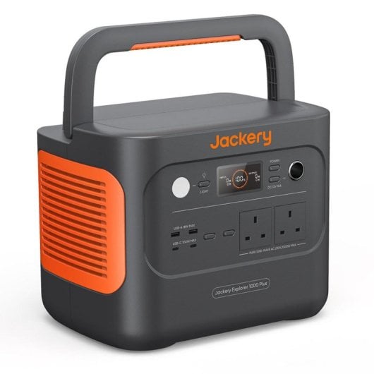 Estação de Energia Portátil Jackery Explorer 1000 Plus 1264Wh 2000W LiFePO4 LCD