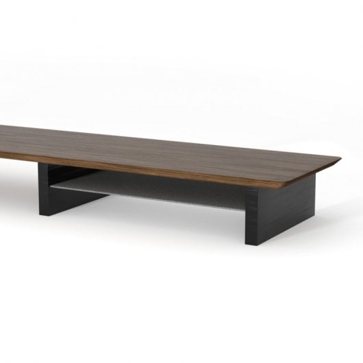 Phoenix Harmony Elevador de Monitor de Madera Elegante Walnut