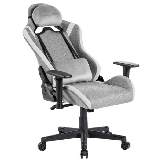 Chaise de jeu respirante blanche en tissu Mars Gaming MGC-Pro