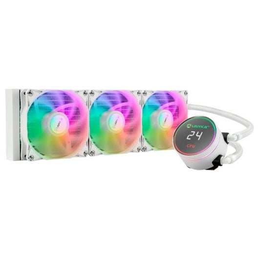 Kit di raffreddamento a liquido UNYKach AquaStorm 360 RGB AIO bianco