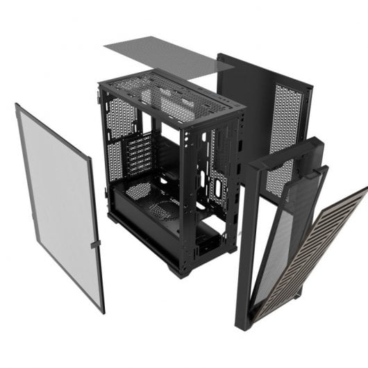 Phoenix Artisan Noble Caja ATX Cristal Templado USB-C Madera/Negra