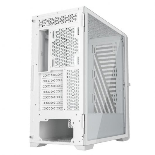 Custodia Phoenix Artisan Noble ATX in vetro temperato USB-C legno/bianco