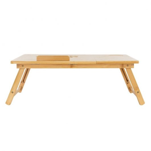 Ml-Design Soporte para Ordenador Portátil Para Cama Bambú