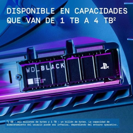 WD Black SN850P 4TB SSD M.2 PCI Express 4.0 NVMe Licencia Oficial PS5