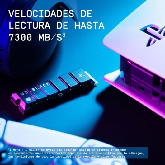 WD Black SN850P 4TB SSD M.2 PCI Express 4.0 NVMe Licencia Oficial PS5