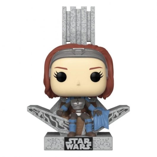 Funko Pop Deluxe Mandalorian Bo Katan auf dem Thron