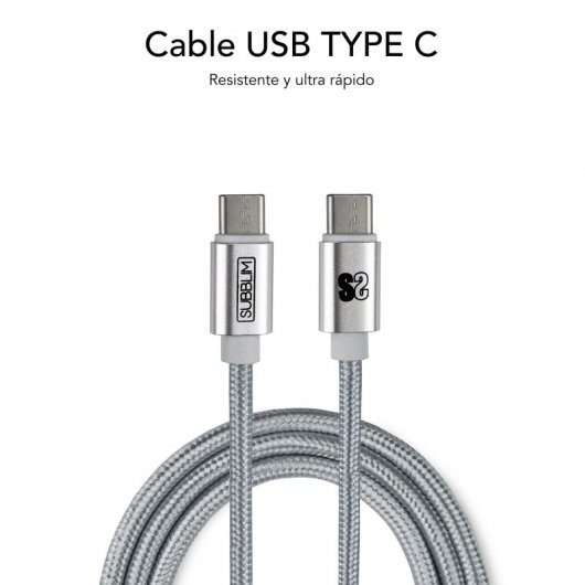 Subblim Cargador Ultra Rápido 2xUSB PD25W + QC3.0 + Cable USB-C + Lightning Blanco