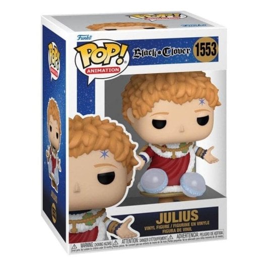 Figura colecionável Funko Pop Julius Novachrono Black Clover vinil 10,5 cm