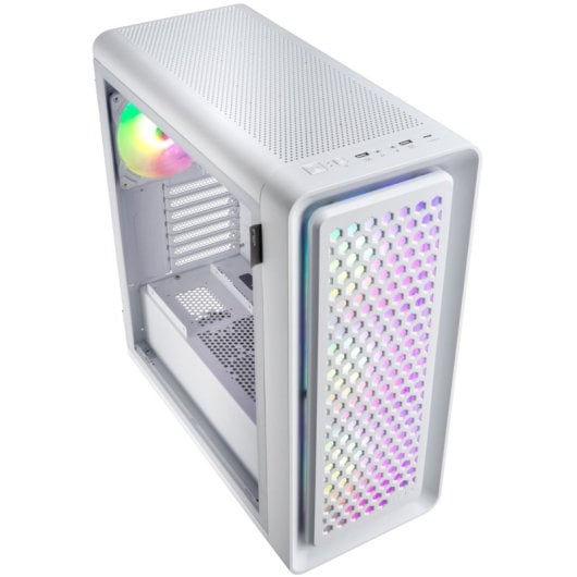 FSP CUT593P Tour ATX Verre Trempé USB-C Blanc